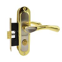 Комплект замка HI-Luke BKP04-H39 (BS45*50мм) WC BN/GP чорний нікель/золото